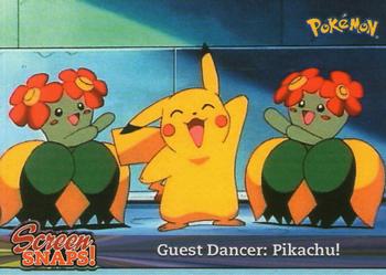 2001 Topps Pokemon Johto (UK) #SNAP13 Guest Dancer: Pikachu! Front